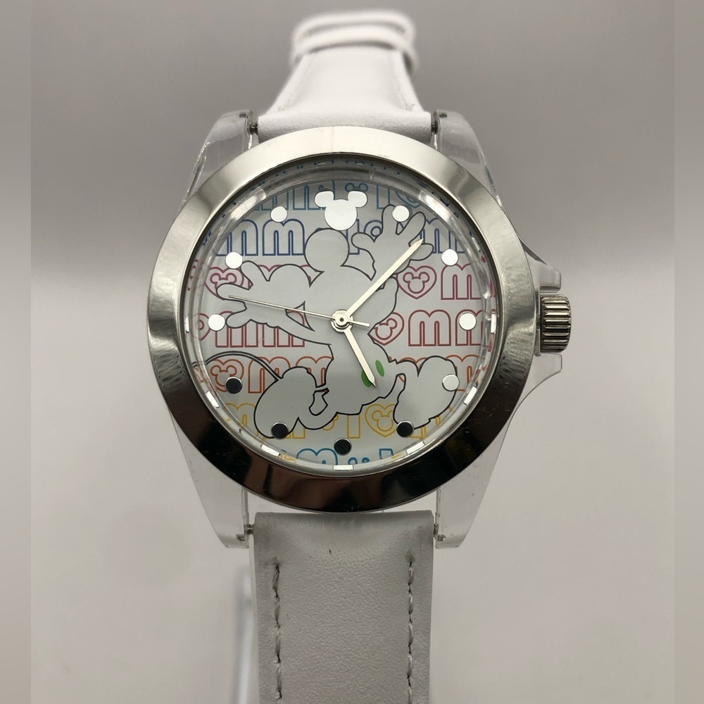 Mickey Mouse Women’s Watch White Band (New Battery) Authentic Original Disney